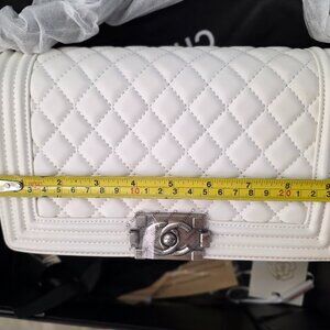 Elegant white crossbody